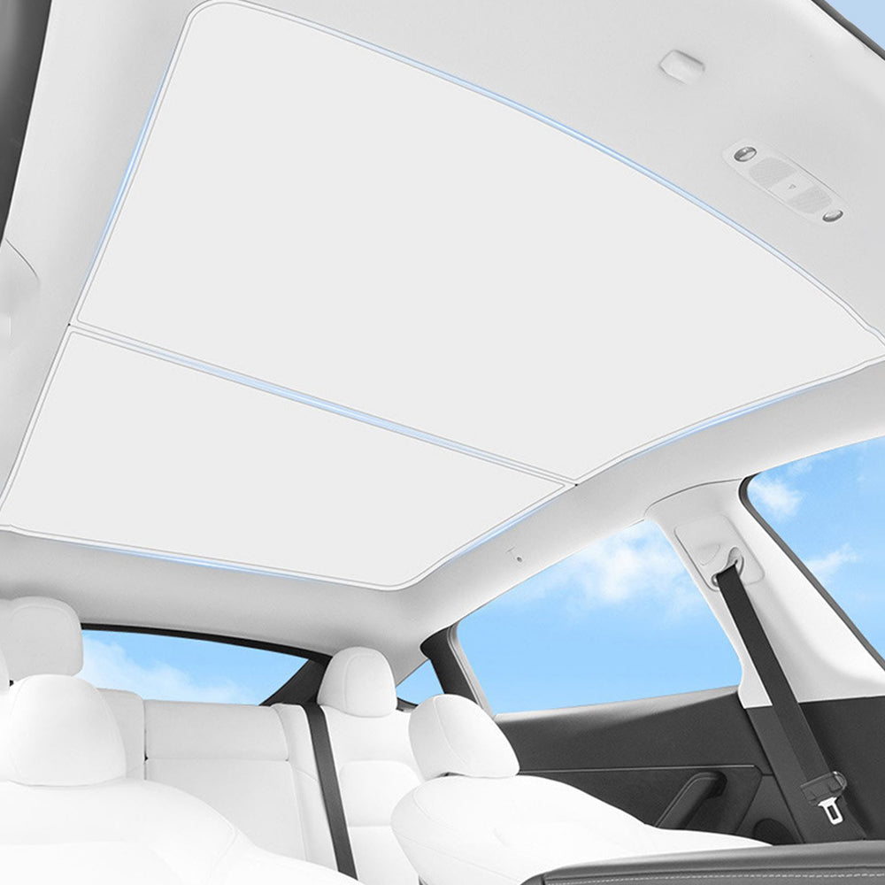 EVBASE Model Y Sunshade Glass Roof Sun Visor Heat Protection
