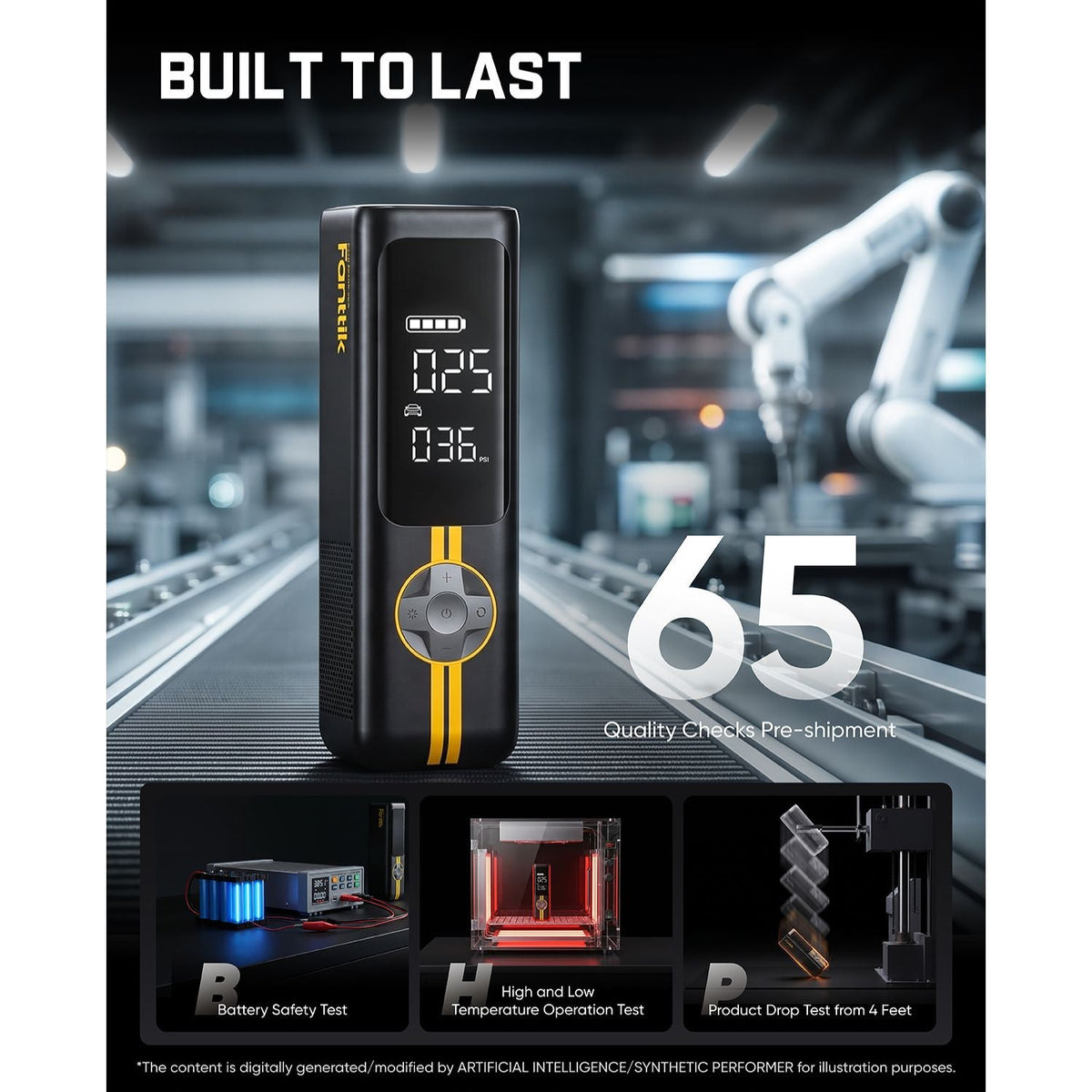 Fanttik X8 APEX 150PSI Portable Tire Inflator - image 5