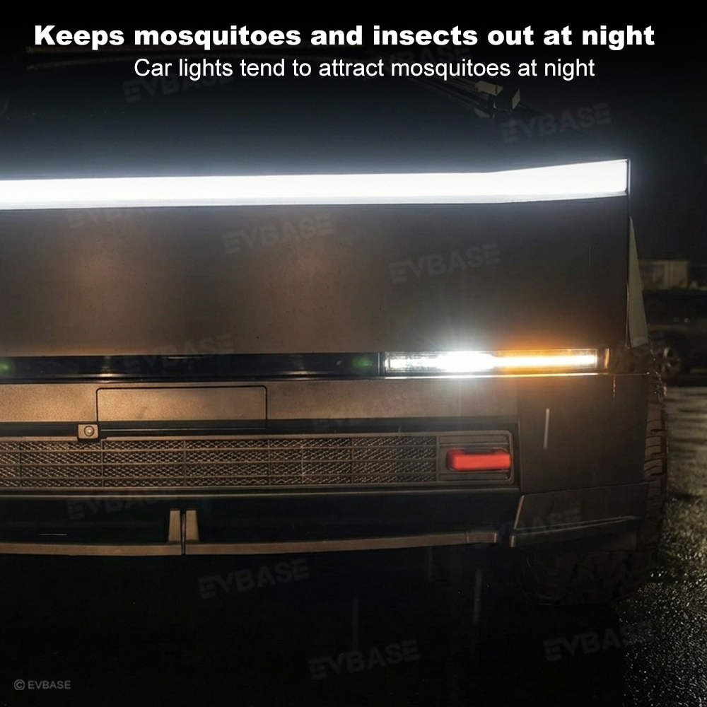 EVBASE Cybertruck Grille Mesh Insert Front Lower Bumper Protective Mesh Grille Panel Covers Bug & Debris Screen Protector