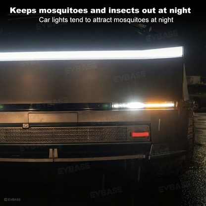 EVBASE Cybertruck Grille Mesh Insert Front Lower Bumper Protective Mesh Grille Panel Covers Bug & Debris Screen Protector