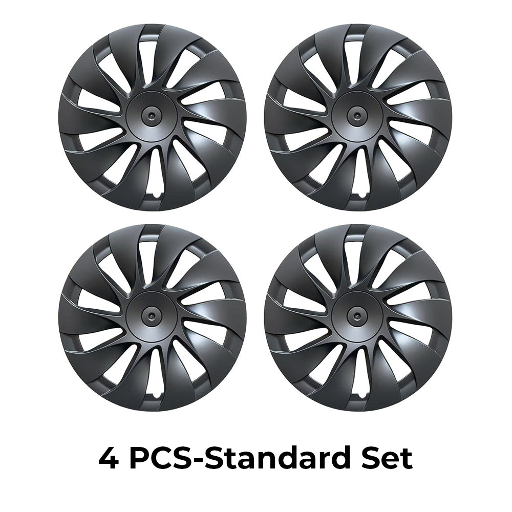 Yeslak Wheel Covers for 2026+ Tesla Model 3 Standard 18 Inch Prismata Wheels | Uberturbine Style