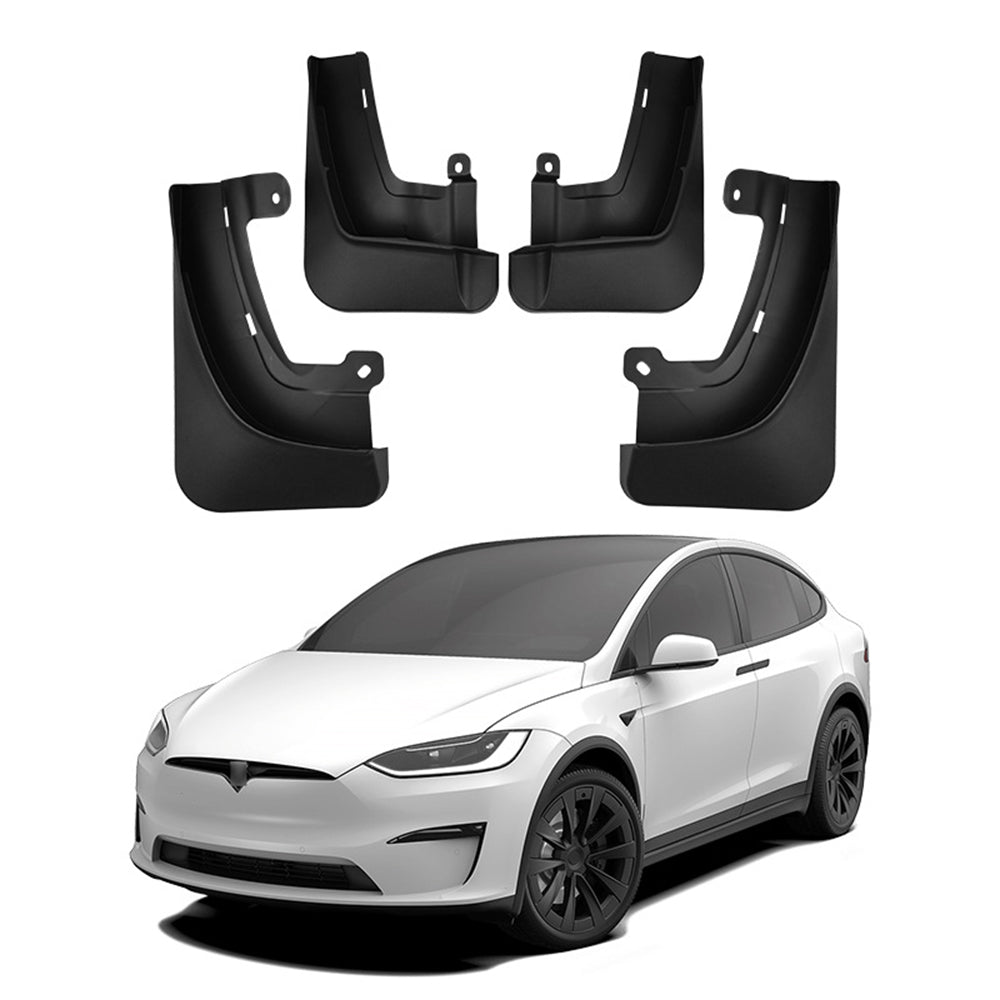 EVBASE Model X Mud Flaps Splash Guards Mudguards for Tesla Exterior Accessories
