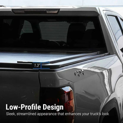 SYNETICUSA Nissan Frontier (6ft Bed) Enhanced MB Retractable Hard Tonneau Cover