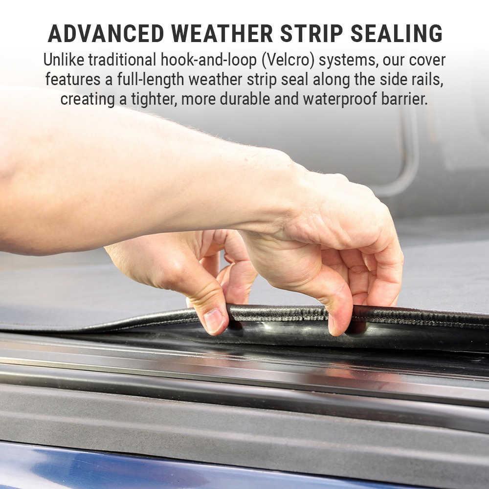 SYNETICUSA Off-Road Essential Duo - Soft Roll-Up Tonneau Cover + R3 Overland Rack