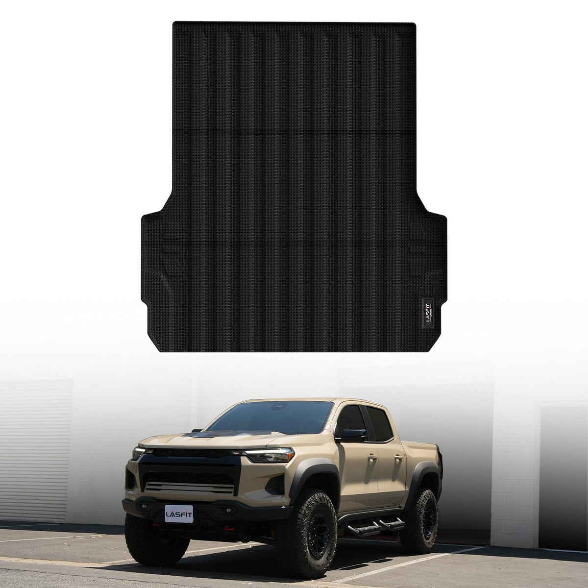 LASFIT Fit for 2023-2026 Chevrolet Colorado Heavy Duty Bed Mat or Tailgate Mat, Not Fit Drop-in Liners