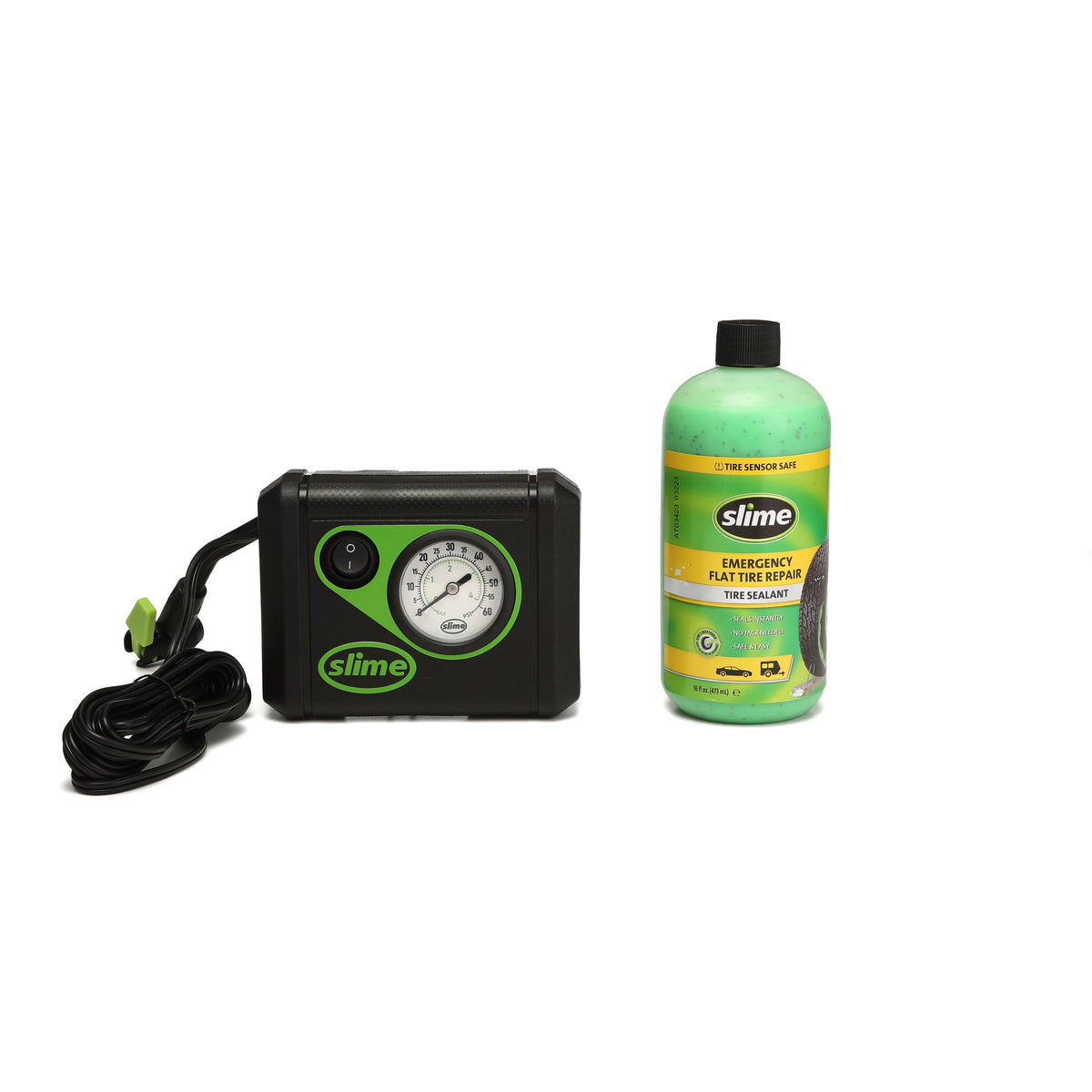 Slime Smart Spair Flat Tire Repair Kit