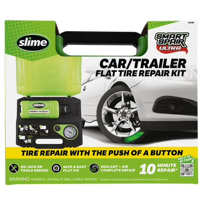Slime Smart Spair Ultra Car/Trailer Flat Tire Repair Kit