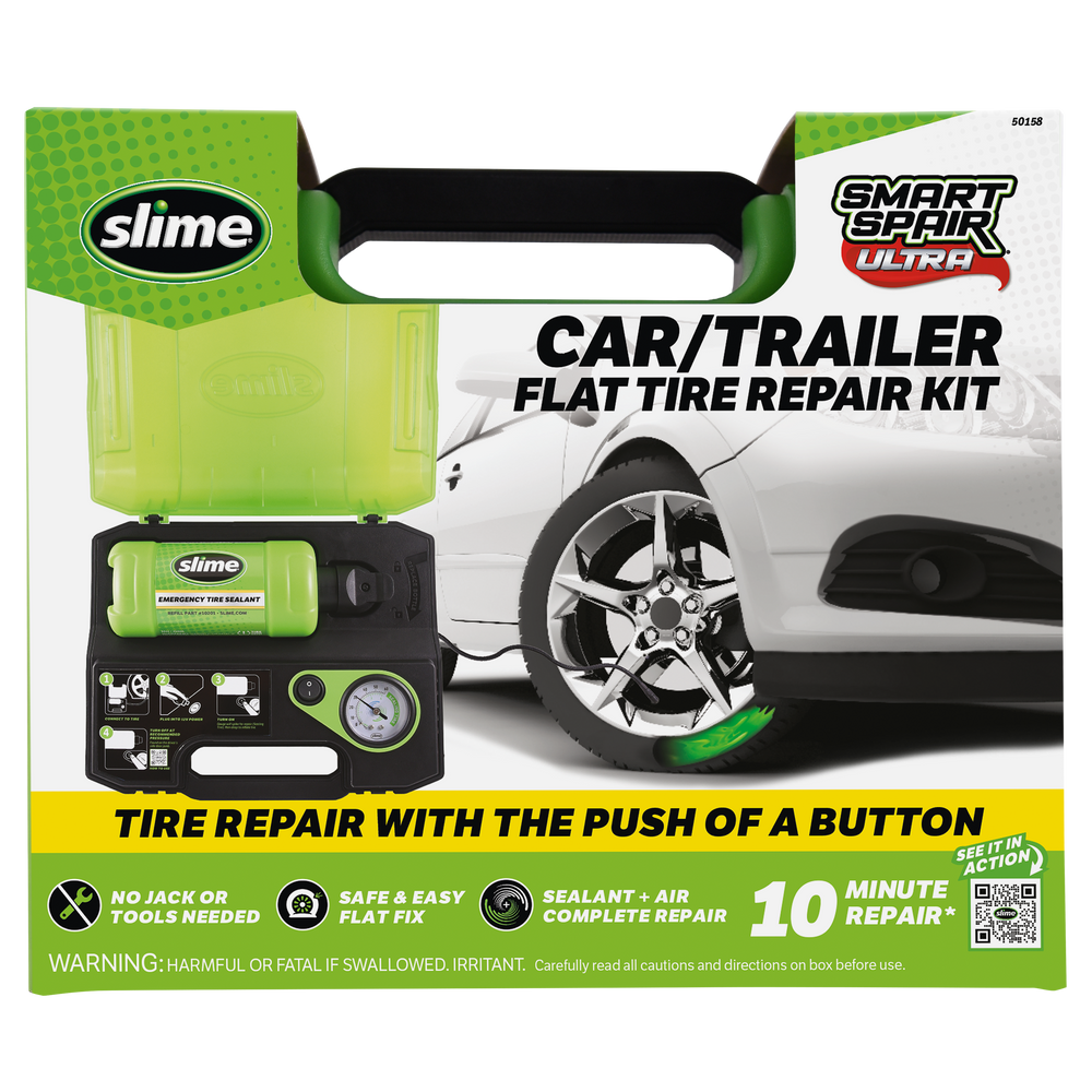 Slime Smart Spair Ultra Car & Trailer Tire Repair Kit 50158 - image 2