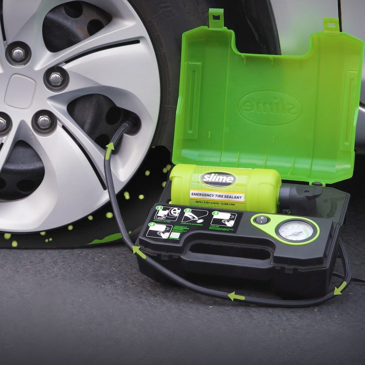 Slime Smart Spair Ultra Truck/SUV Flat Tire Repair Kit
