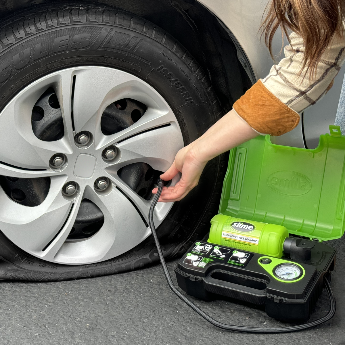 Slime Smart Spair Ultra Car/Trailer Flat Tire Repair Kit
