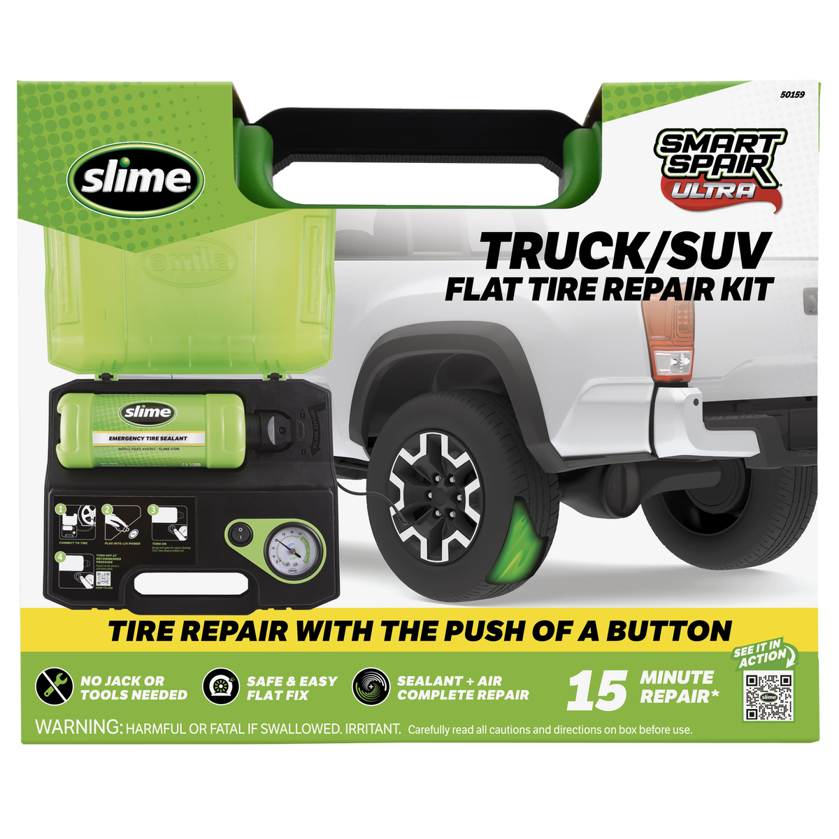 Slime Smart Spair Ultra Truck/SUV Flat Tire Repair Kit