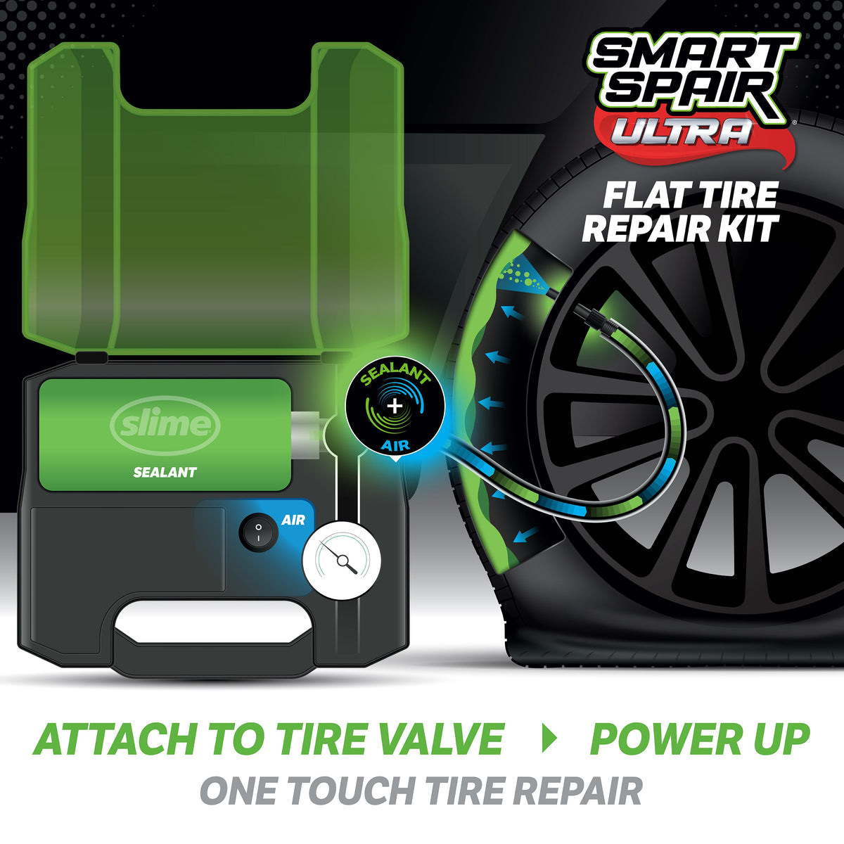 Slime Smart Spair Ultra Truck/SUV Flat Tire Repair Kit