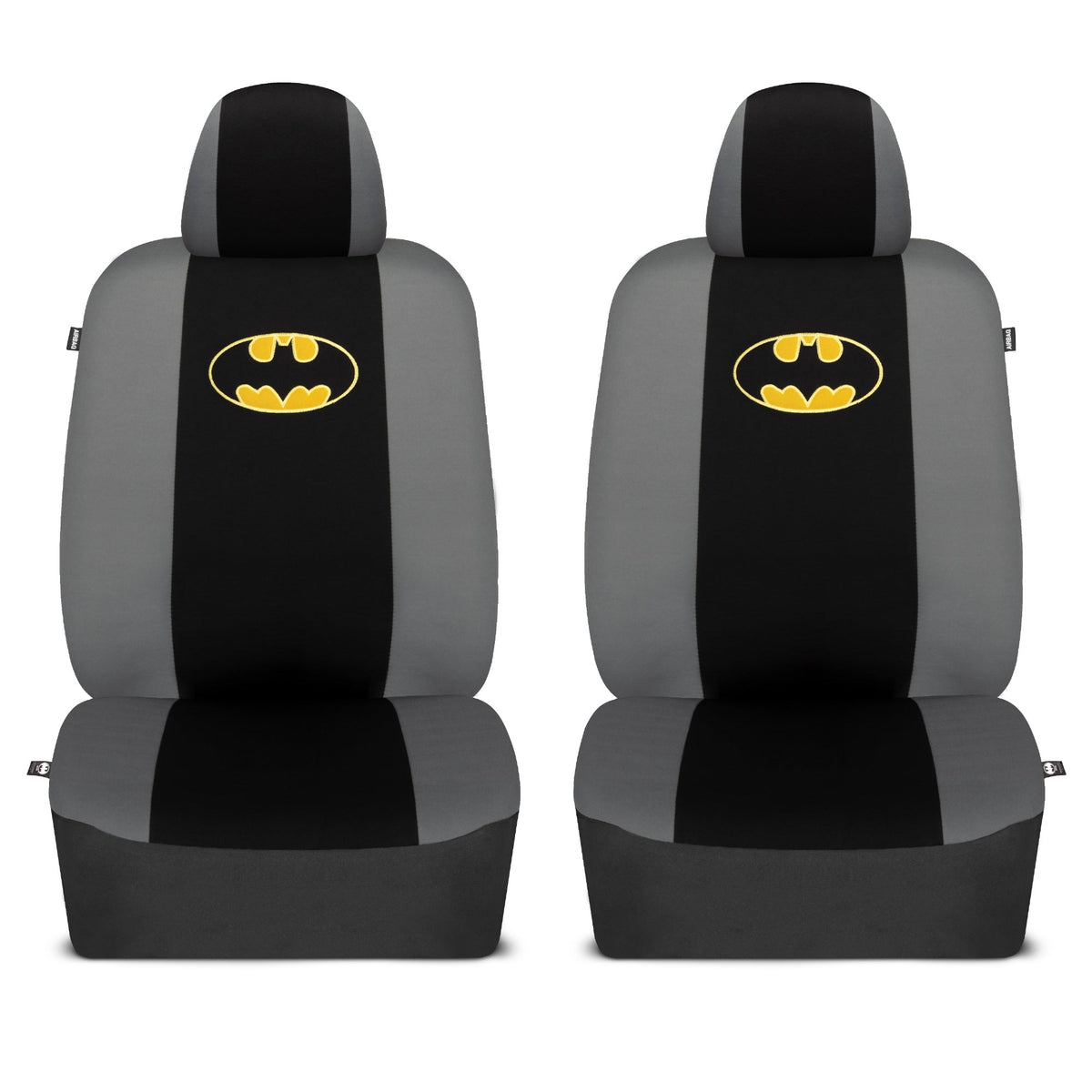 Warner Bros DC Comics 9-Piece Batman Dark Knight Logo Front Seat Covers and Rear Seat Covers