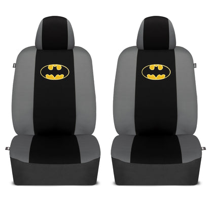 Warner Bros DC Comics 9-Piece Batman Dark Knight Logo Front Seat Covers and Rear Seat Covers