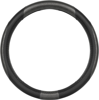 MotorTrend GripTech Perforated Pattern Sport Grip Steering Wheel Cover (Fits 14.5" - 15.5")