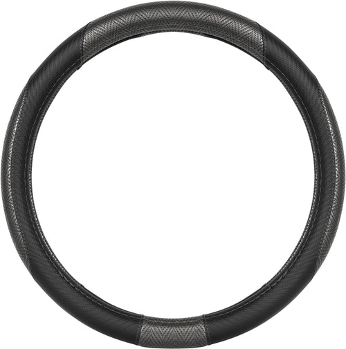 MotorTrend GripTech Perforated Pattern Sport Grip Steering Wheel Cover (Fits 14.5" - 15.5")