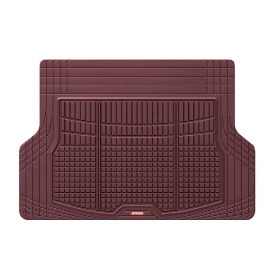 Motor Trend FlexTough Rear Cargo Mat - Heavy-Duty Trimmable Car Trunk Mat for Back of SUV, Universal Rear Cargo Liner for SUV, Flexible Trunk