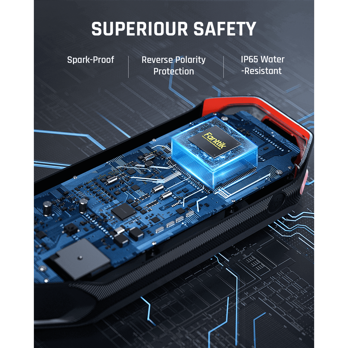 Fanttik T8 MAX 4000A Portable Jump Starter - image 5
