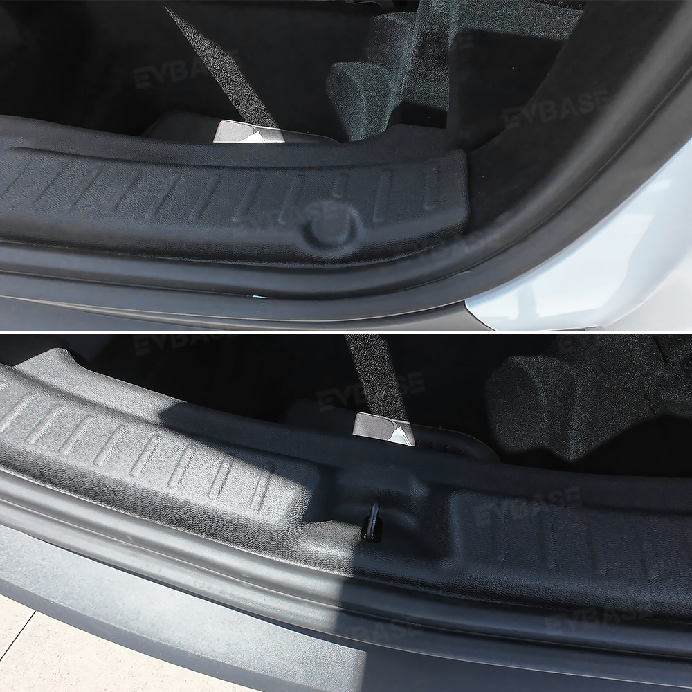 EVBASE Model Y Juniper Standard Rear Trunk Sill Bumper Guard Protector Scratch-Resistant TPE Protection Cover