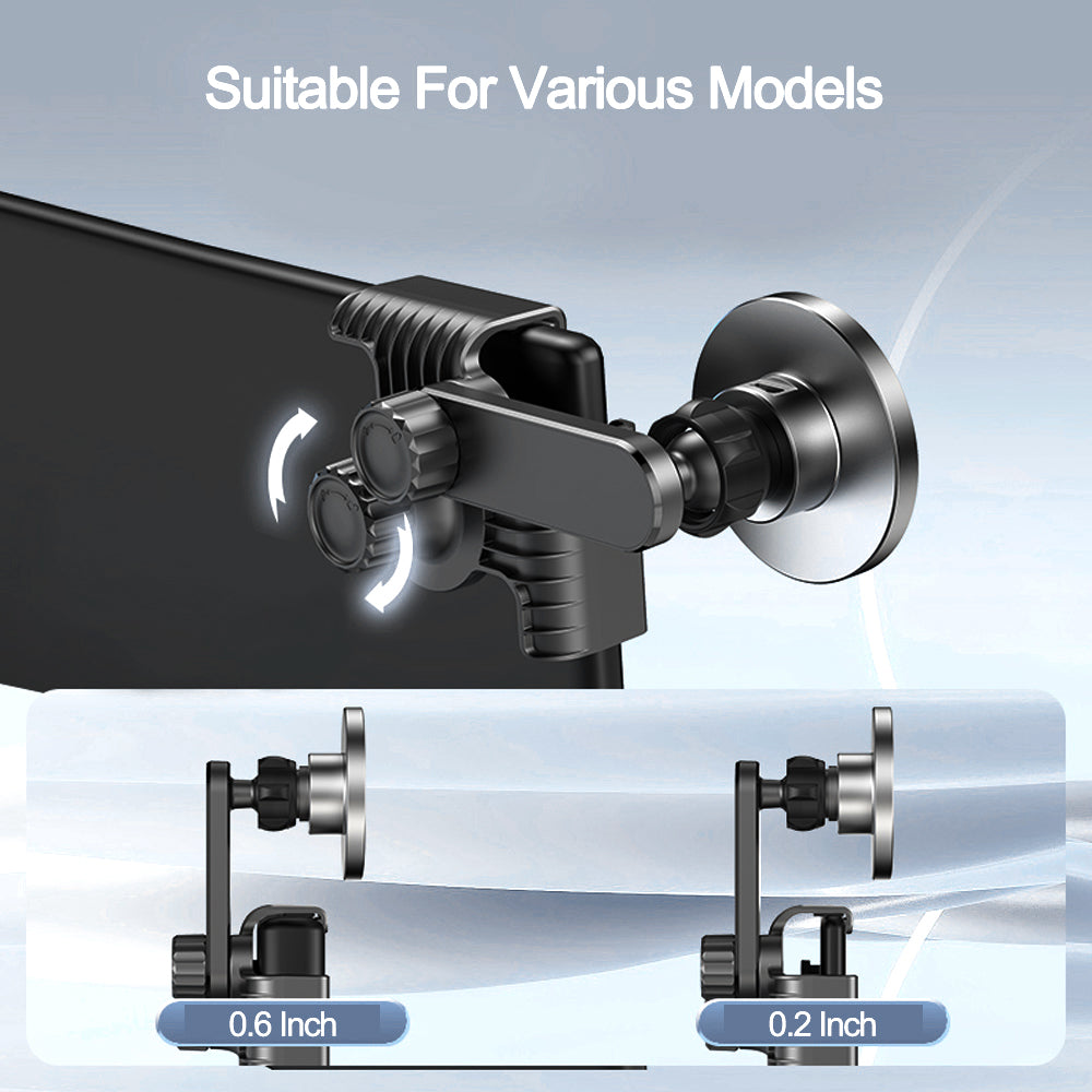 EVBASE-Premium EV&Tesla Accessories Model Y L Phone Mount Strongest Magnet Power Megasafe Car Mount Foldable Hidden Phone