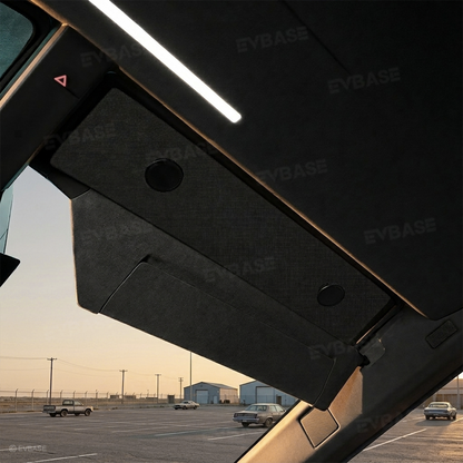 EVBASE Cybertruck Upper Front Windshield Sun Shade Anti-Glare Mesh Visor