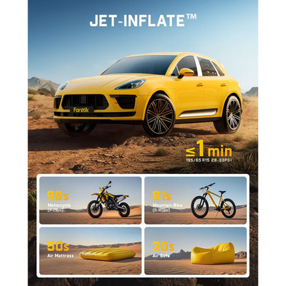 Fanttik X9 Classic 150PSI Portable Tire Inflator - image 3