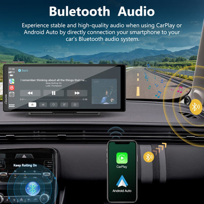 CARPURIDE C92 Portable Smart Multimedia Dashboard Console With Backup Camera