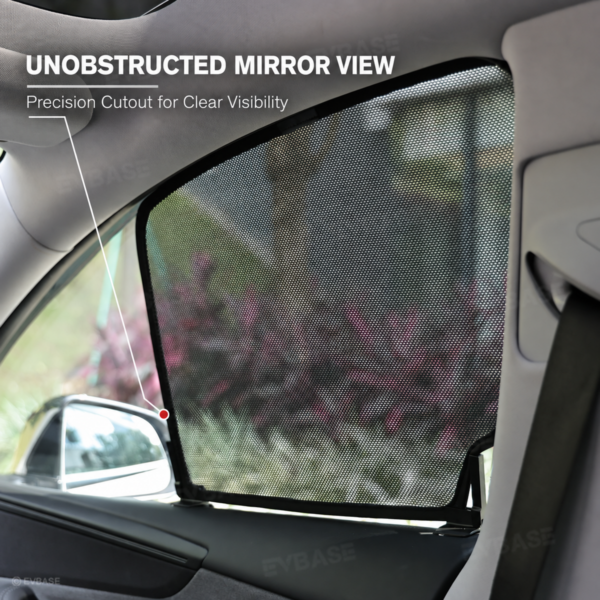 EVBASE Model Y/ Y Juniper / YL Side Window Sunshade Set UV & Heat Protection Privacy Covers