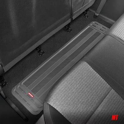 MotorTrend 4-Piece 3-Rows Extra-High Ridgeline Front Floor Mats, Middle Floor Mat, and Rear Floor Mat