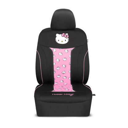 Hello Kitty Car Seat Cover - Cute and Durable Pink Front Seat Cover, Adorable Hello Kitty Design, Comfortable and Long-Lasting Polyester, Car