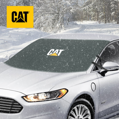 Cat® Windshield Snow Cover, Toughest Car Frost Protector for Ice & Sleet, Weatherproof for Winter, Includes Anti-Theft Straps, Freeze Protector