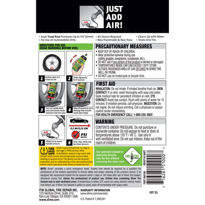 Slime Emergency Tire Sealant - 14 oz