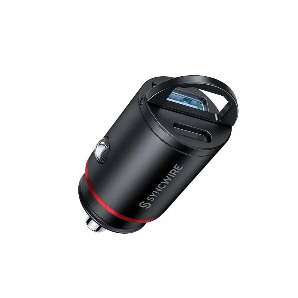 Syncwire 60W USB Car Charger Adapter [PD 30W & QC 30W] Fast Charging