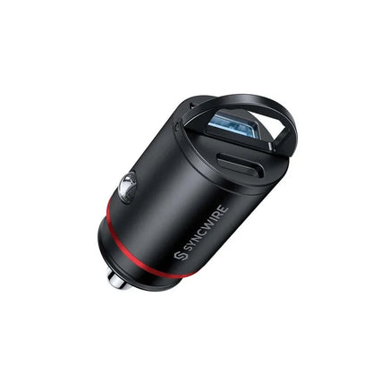 Syncwire 60W USB Car Charger Adapter [PD 30W & QC 30W] Fast Charging