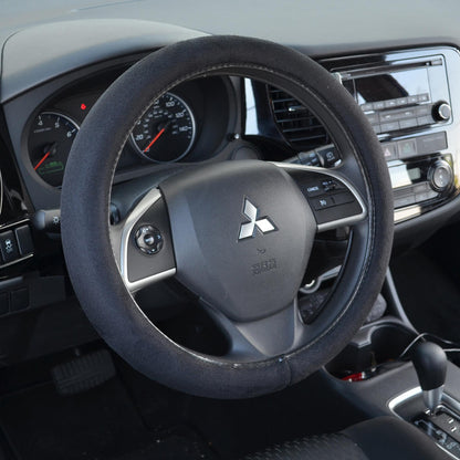 BDK Soft Plush Memory Form Steering Wheel Cover (Fits 14.5" - 15.5")