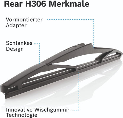 Bosch H306 Rear Wiper Blade — 12" (Single)
