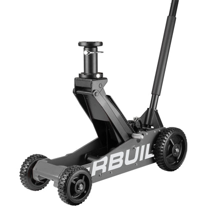 Powerbuilt 2.5 Ton Big Wheel Off Road Jack (Grey)