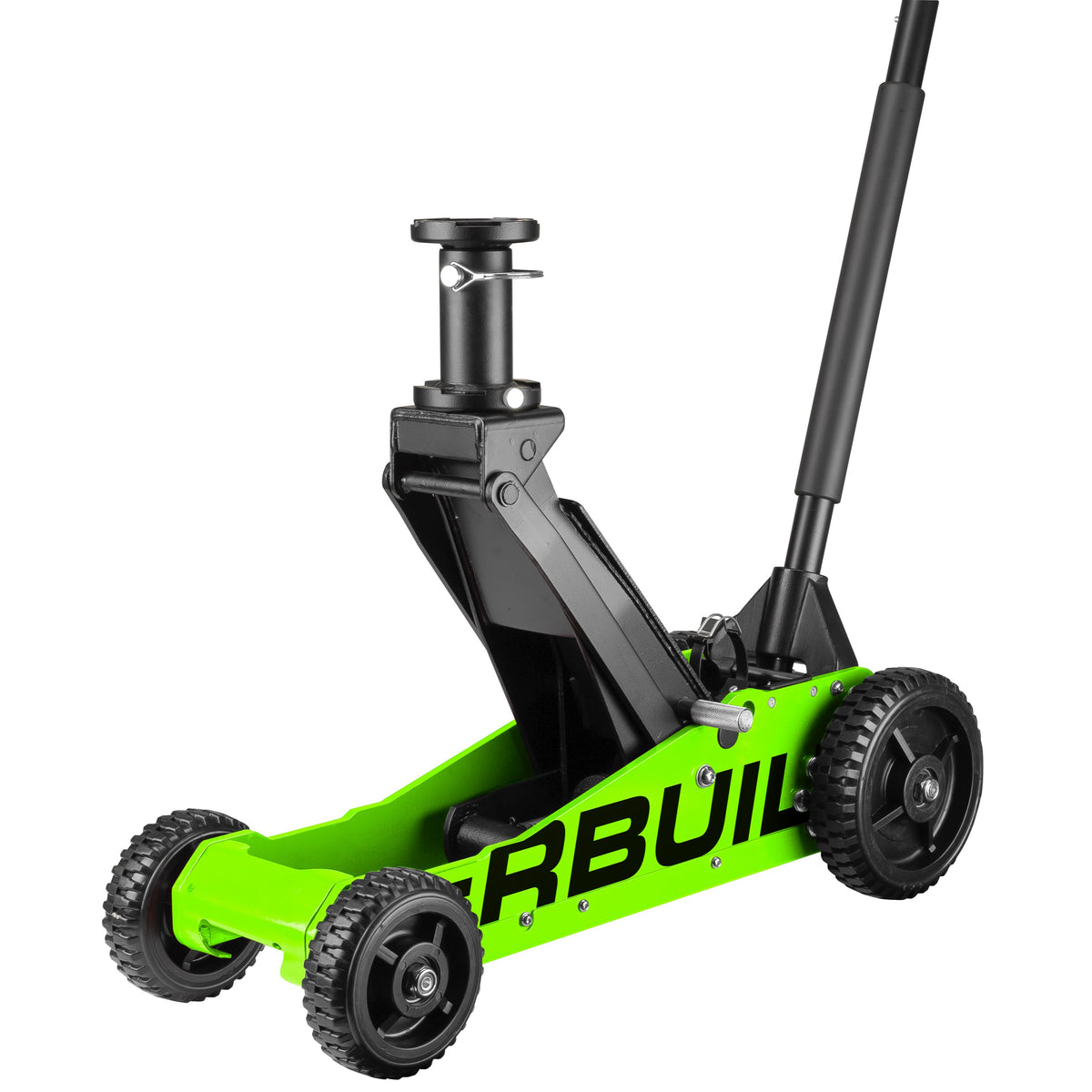 Powerbuilt 2.5 Ton Big Wheel Off Road Jack (Green)