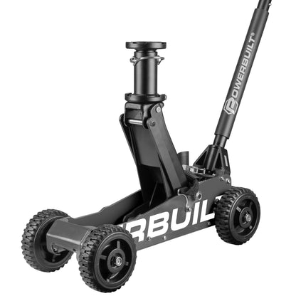 Powerbuilt 1.5 Ton Big Wheel Off Road Jack (Grey)
