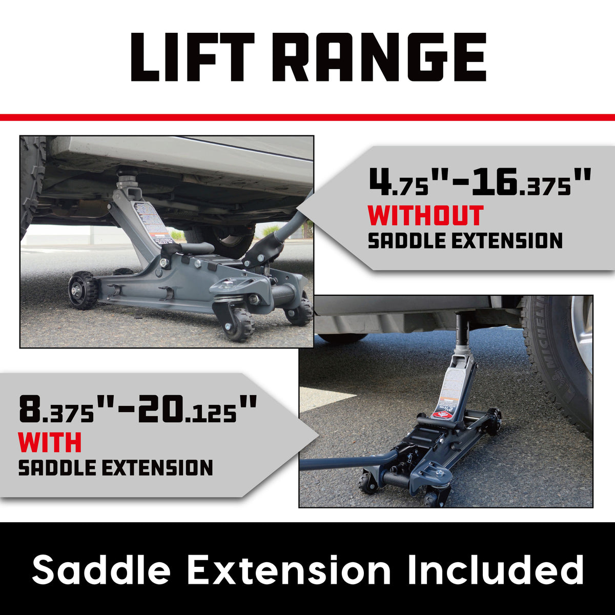 Powerbuilt 2.5T "Biggee Smallz" Off Road Trolley Jack