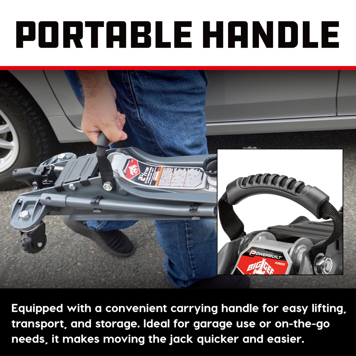 Powerbuilt 2.5T "Biggee Smallz" Off Road Trolley Jack