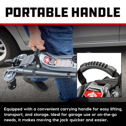 Powerbuilt 2.5T "Biggee Smallz" Off Road Trolley Jack