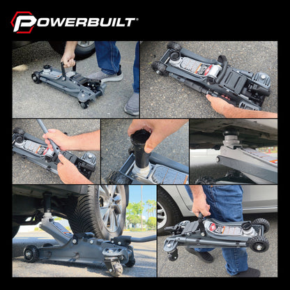Powerbuilt 2.5T "Biggee Smallz" Off Road Trolley Jack