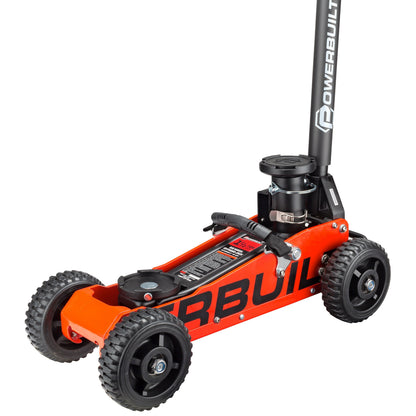 Powerbuilt 1.5 TON BIG WHEEL OFF ROAD JACK (Orange)