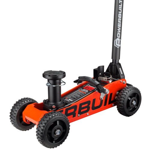 Powerbuilt 1.5 TON BIG WHEEL OFF ROAD JACK (Orange)