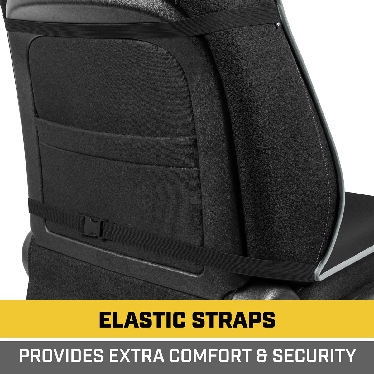 Cat® Waterproof Car Seat Covers for Front Seats, 2 Pack with Black Trim - Durable Neoprene Seat Covers for Cars, Fits 95% of Cars Trucks SUV