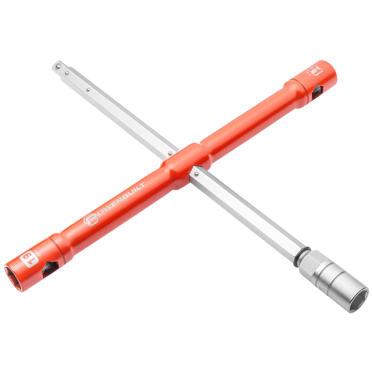 Powerbuilt Universal Compact Lug Wrench Set