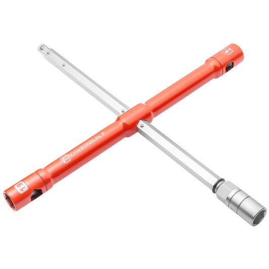 Powerbuilt Universal Compact Lug Wrench Set