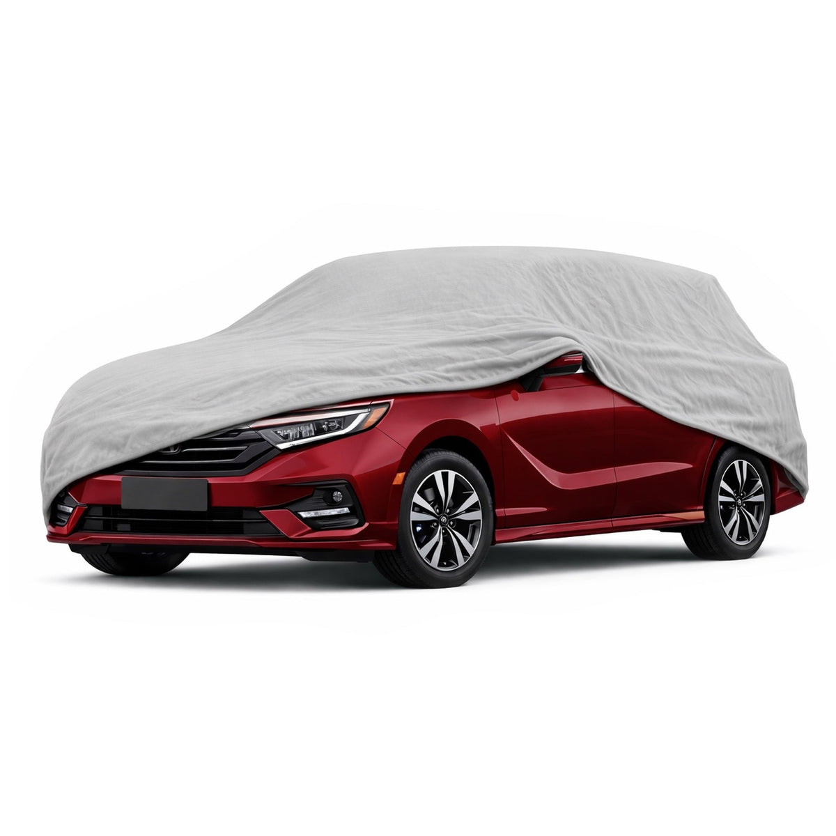 BDK Single Layer Poly Vehicle Cover for Cars, SUVs, Trucks, Vans - Universal Fit, All Weather - XL2 (Up to 210" L x 77" W x 60" H)