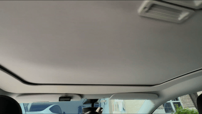 EVBASE Model Y Retractable Sunshade Glass Roof Sun Visor with Roll Fabric Style